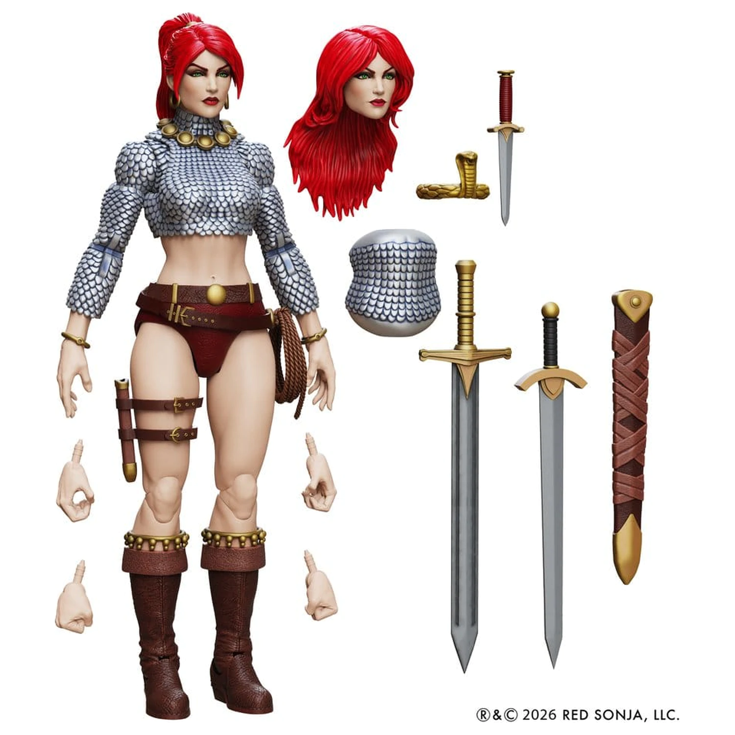Red Sonja Epic H.A.C.K.S. Actionfigur 1/12 Scale Immortal Red Sonja Produktfoto