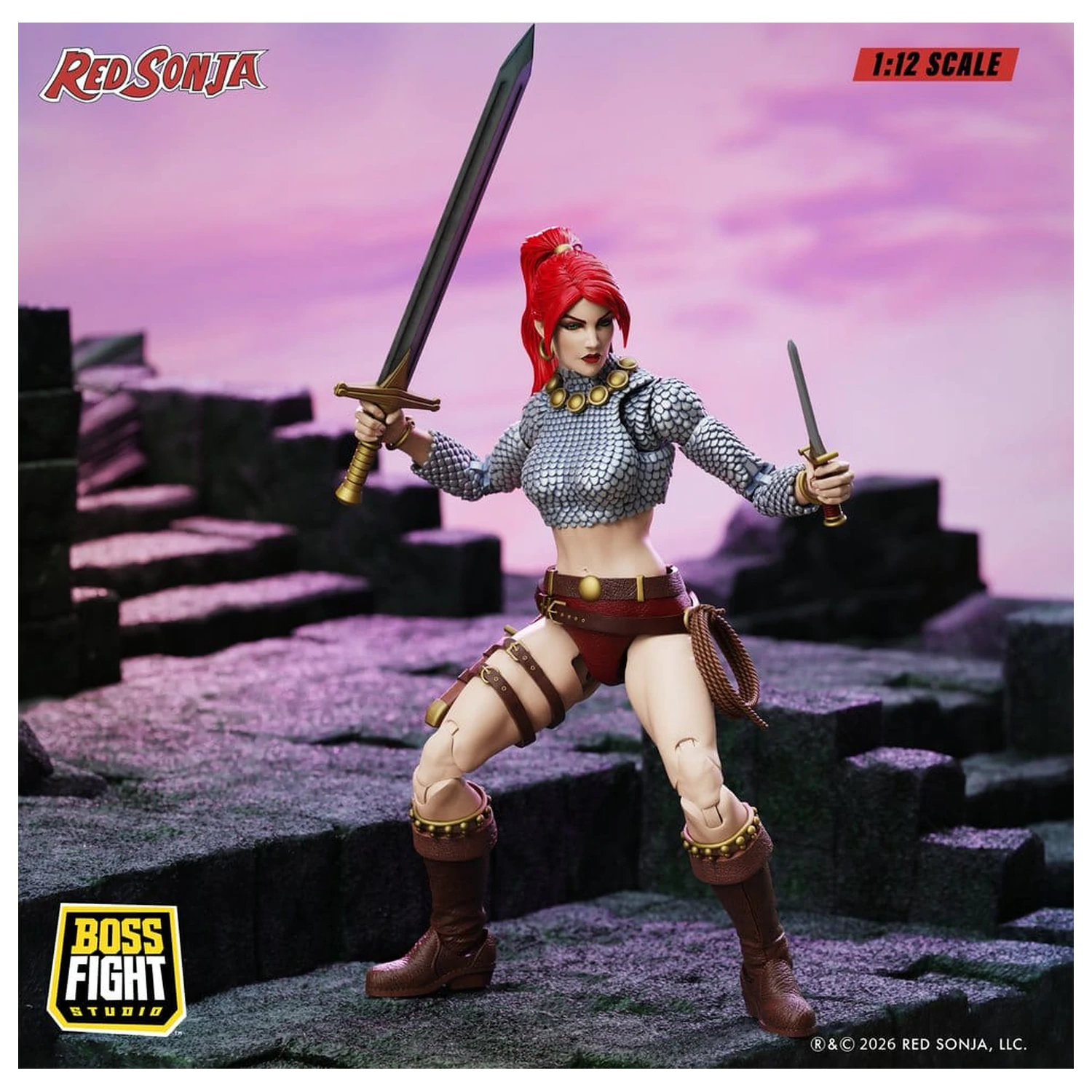 Red Sonja Epic H.A.C.K.S. Actionfigur 1/12 Scale Immortal Red Sonja Produktfoto