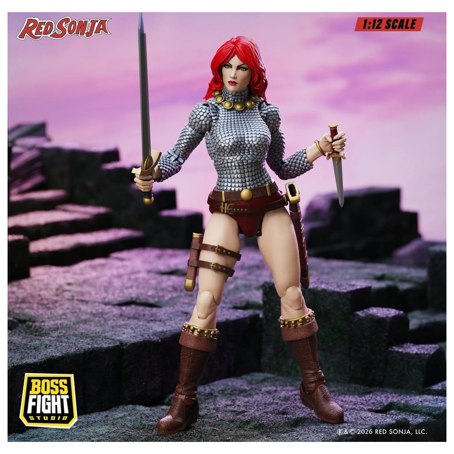 Red Sonja Epic H.A.C.K.S. Actionfigur 1/12 Scale Immortal Red Sonja Produktfoto