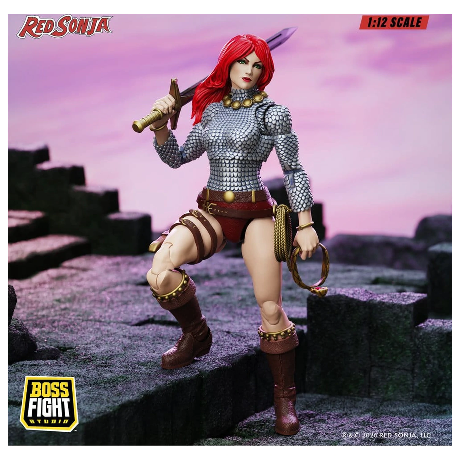 Red Sonja Epic H.A.C.K.S. Actionfigur 1/12 Scale Immortal Red Sonja Produktfoto