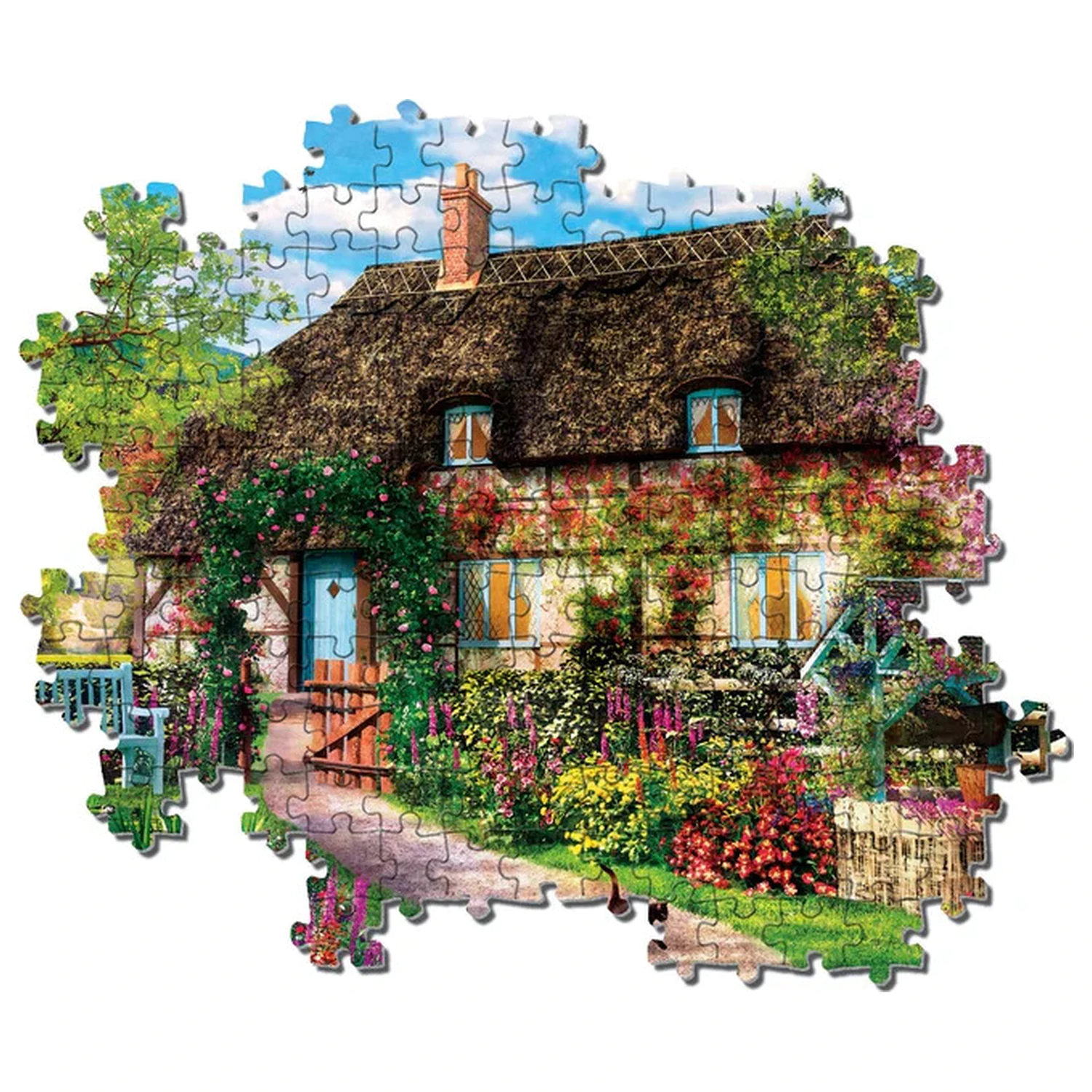 Old Cottage Secret Garden 1000-Teile-Puzzle Produktfoto