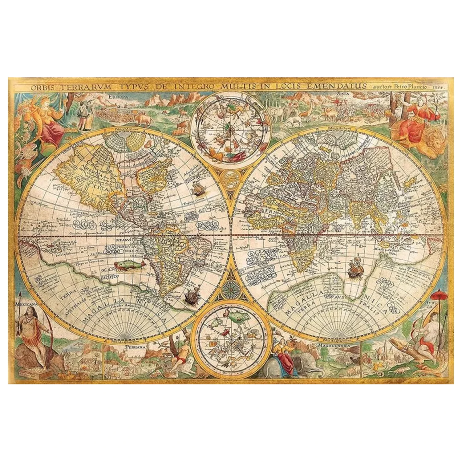 Old Map Ancient 2000-Teile-Puzzle Produktfoto