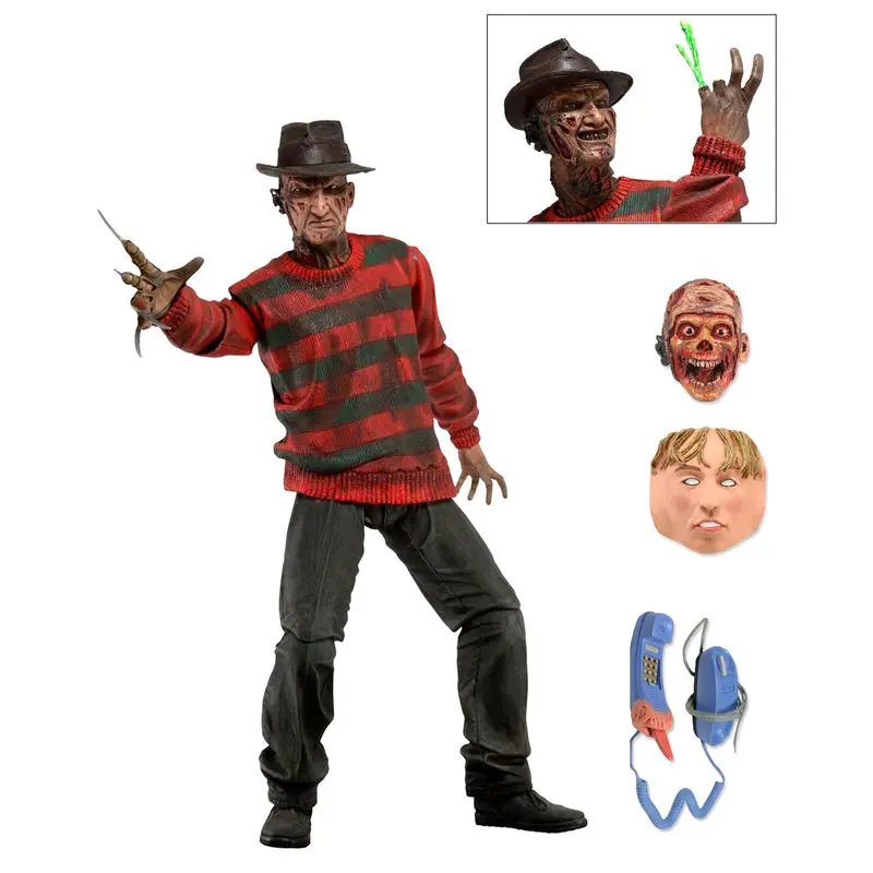 Nightmare on Elm Street Actionfigur 30. Jubiläum ultimative Freddy Krueger 18 cm Produktfoto