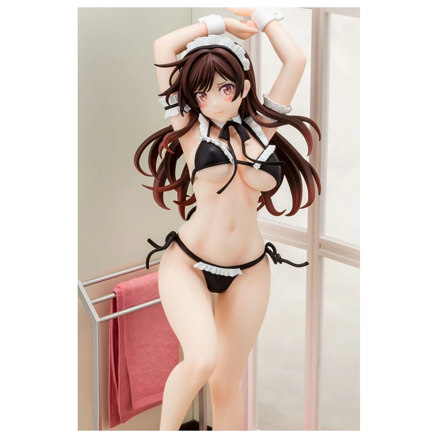 Rent-A-Girlfriend PVC Statue 1/6 Chizuru Mizuhara Maid Bikini zum Umziehen 30 cm Produktfoto