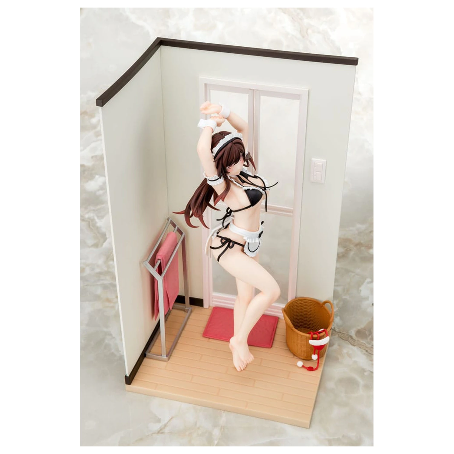 Rent-A-Girlfriend PVC Statue 1/6 Chizuru Mizuhara Maid Bikini zum Umziehen 30 cm Produktfoto