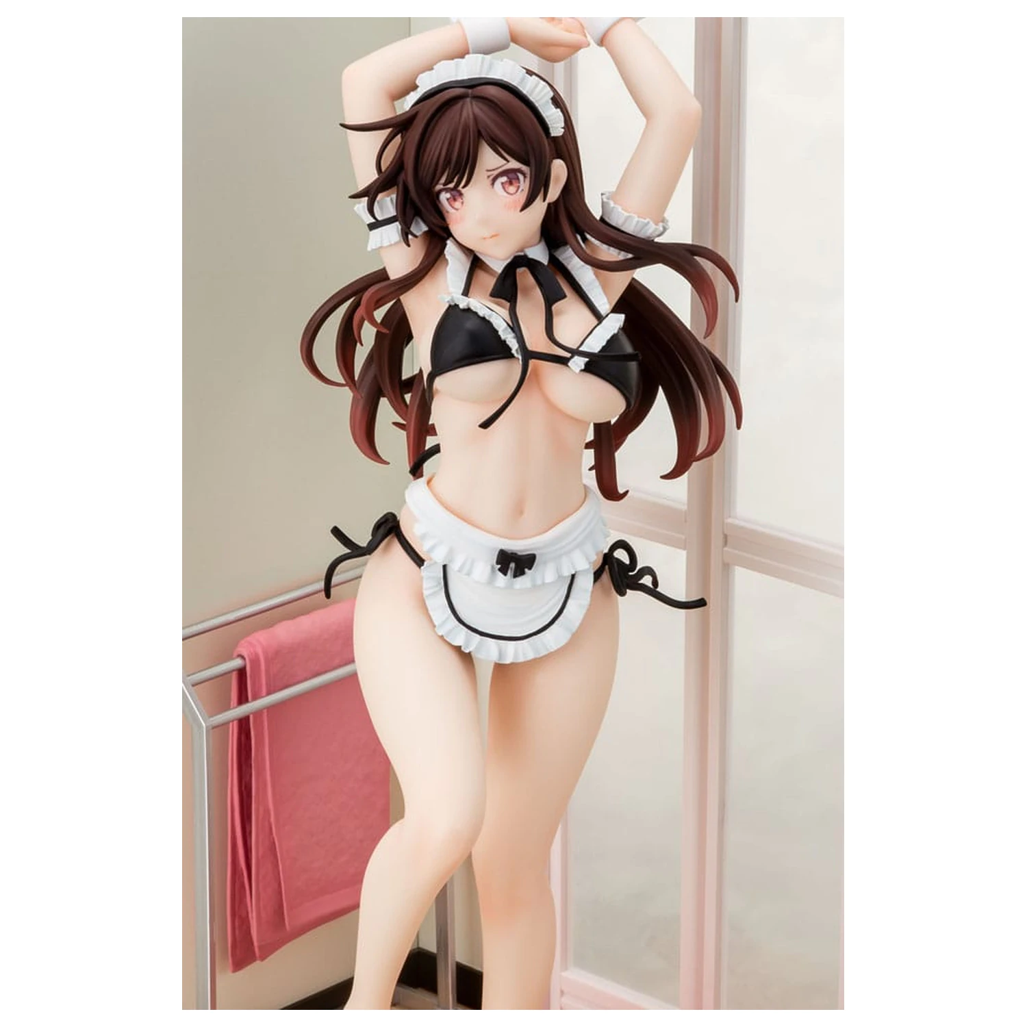 Rent-A-Girlfriend PVC Statue 1/6 Chizuru Mizuhara Maid Bikini zum Umziehen 30 cm Produktfoto