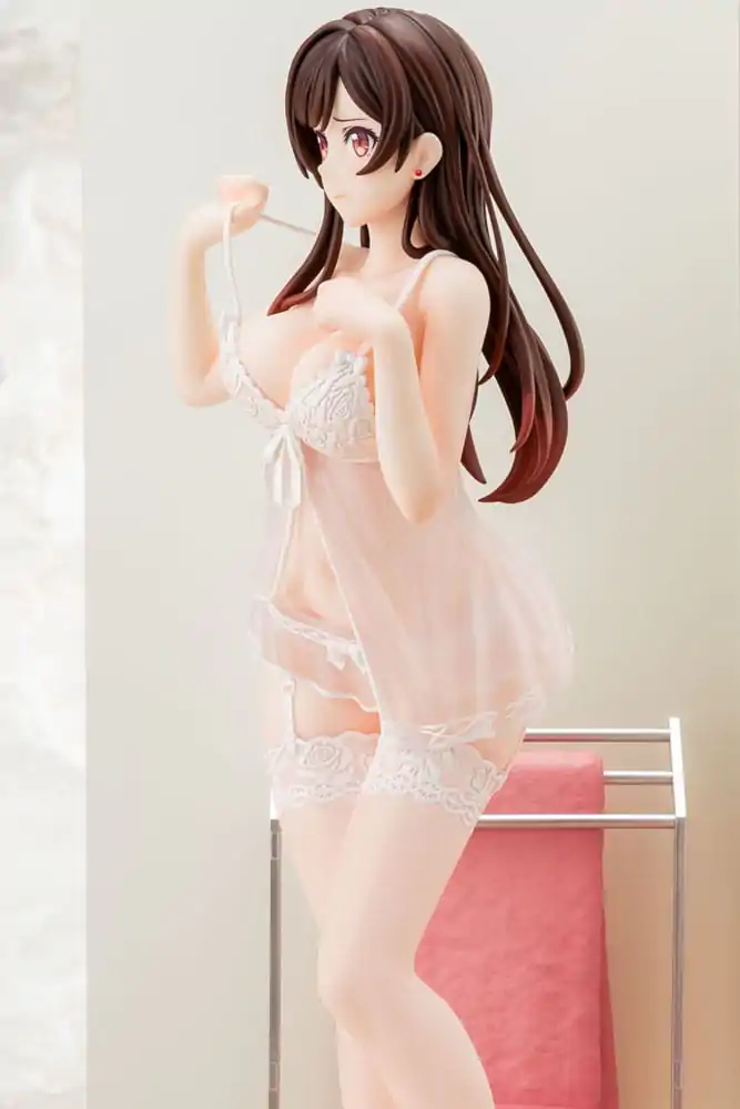 Rent-A-Girlfriend PVC Statue 1/6 Chizuru Mizuhara See-through lingerie figure angel white Ver. 23 cm termékfotó