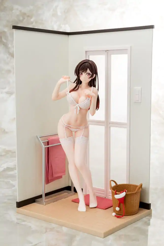 Rent-A-Girlfriend PVC Statue 1/6 Chizuru Mizuhara See-through lingerie figure angel white Ver. 23 cm termékfotó