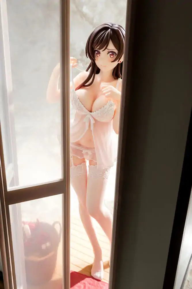 Rent-A-Girlfriend PVC Statue 1/6 Chizuru Mizuhara See-through lingerie figure angel white Ver. 23 cm termékfotó