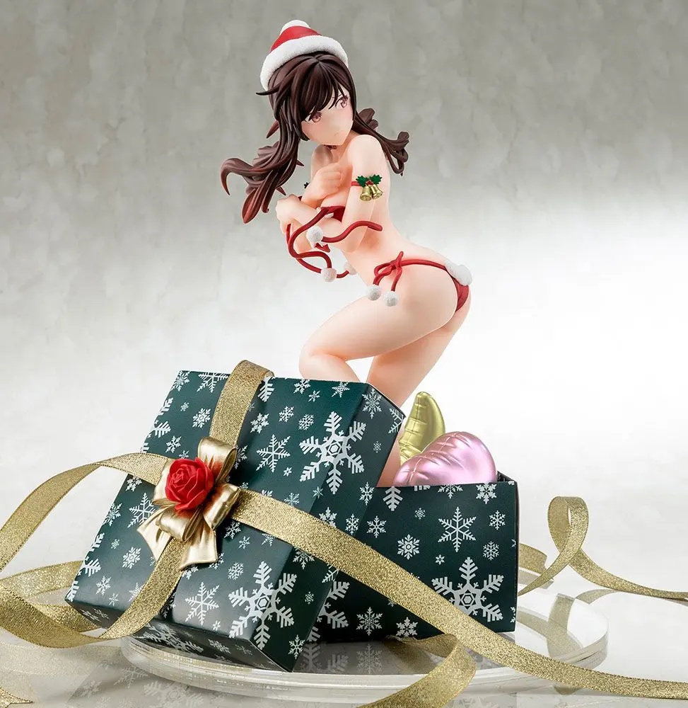 Rent-A-Girlfriend PVC Statue 1/6 Mizuhara Chizuru in a Santa Claus Bikini De Fluffy 24 cm termékfotó