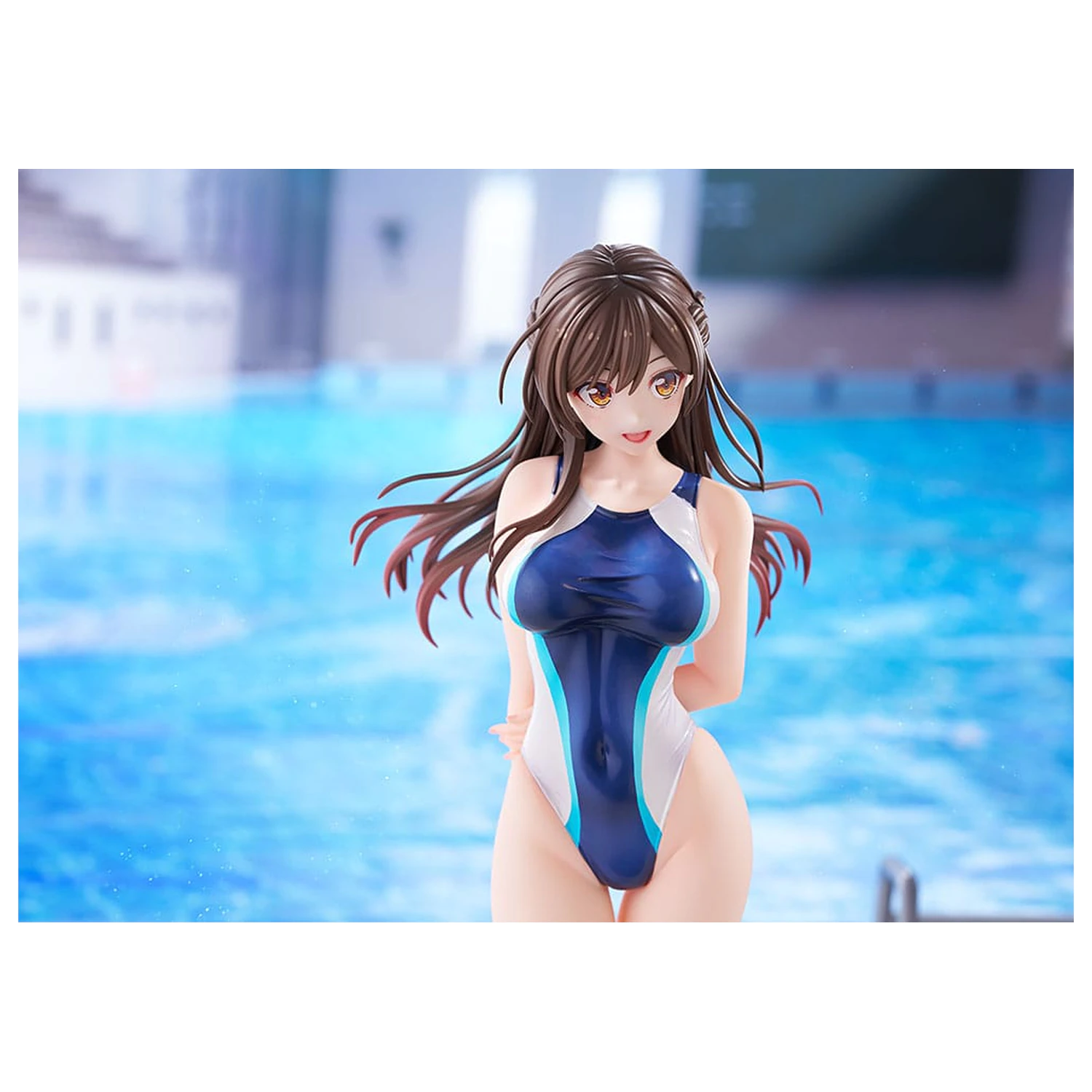 Rent-a-Girlfriend PVC Statue 1/7 Chizuru Mizuhara Light Blue Line Swimwear Ver. 25 cm Produktfoto