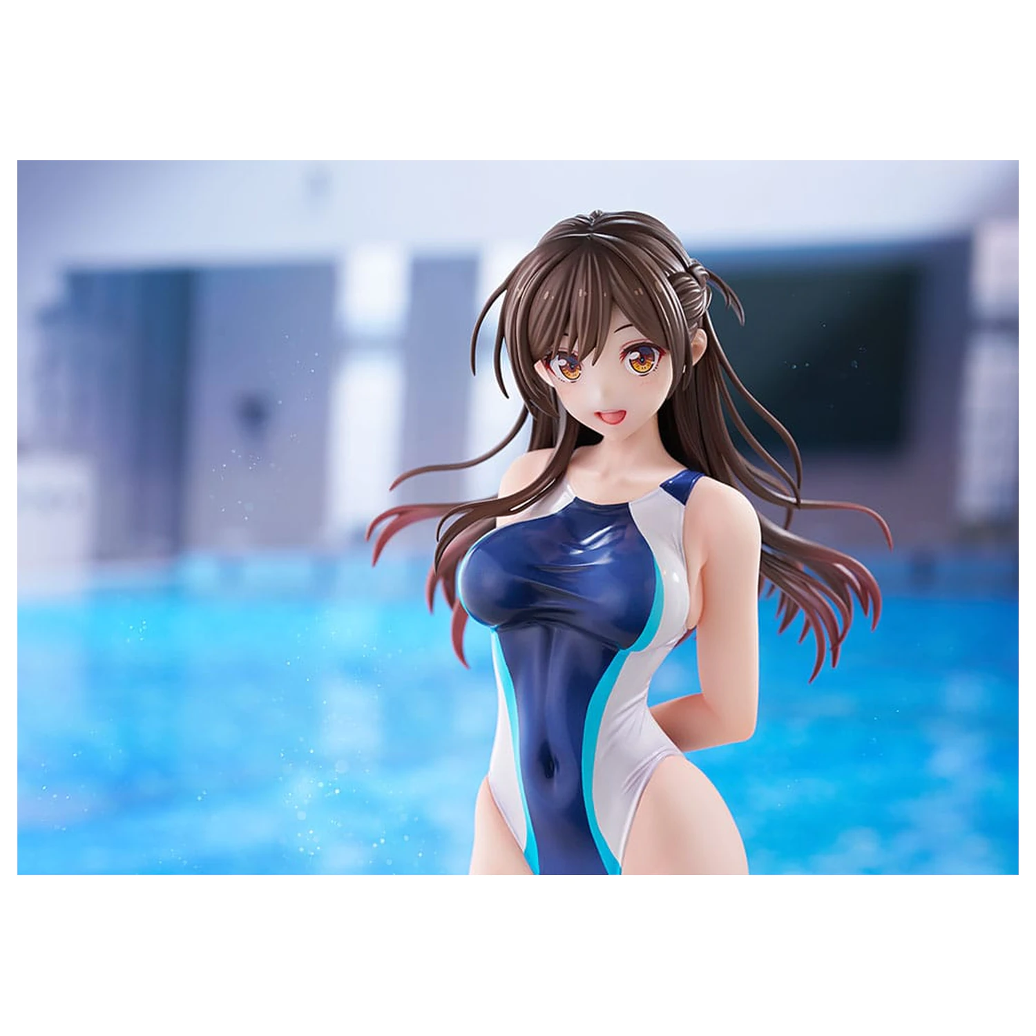Rent-a-Girlfriend PVC Statue 1/7 Chizuru Mizuhara Light Blue Line Swimwear Ver. 25 cm Produktfoto