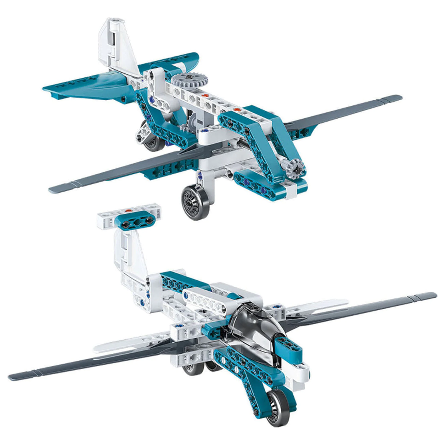 Flugzeuge und Hubschrauber Mechaniker 10 in 1 Bauspielzeug Produktfoto