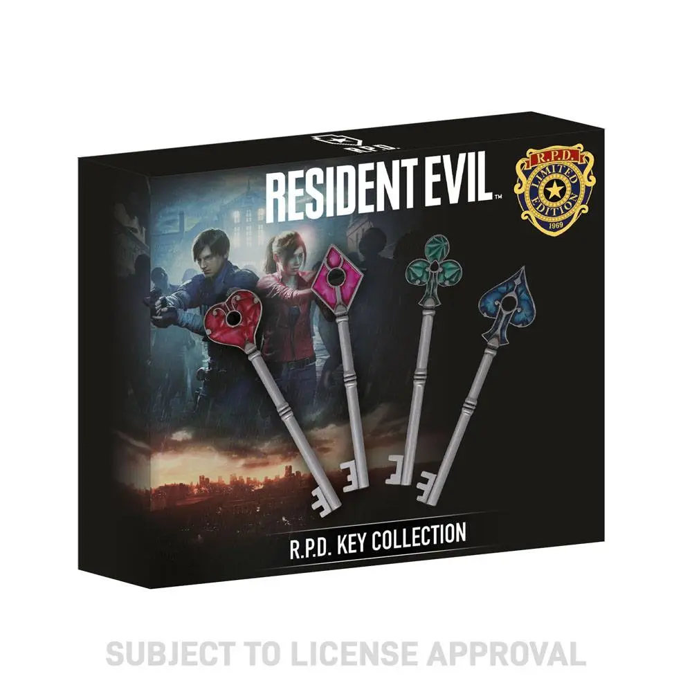 Resident Evil 2 Replik 1/1 R.P.D Key Collection Produktfoto