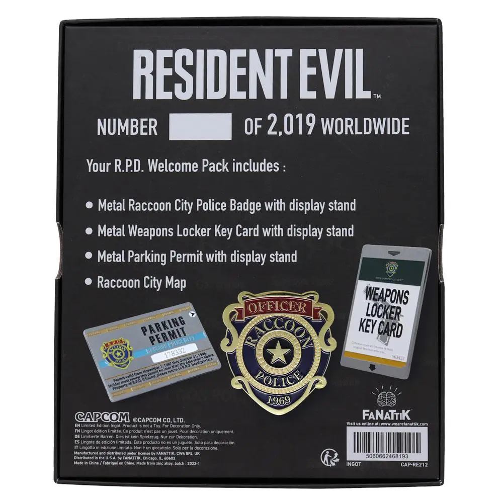 Resident Evil 2 Collector Geschenkbox R.P.D Welcome Pack Produktfoto