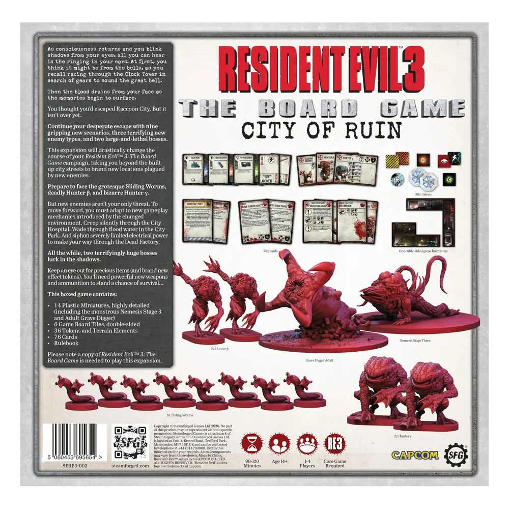 Resident Evil 3 Brettspiel-Erweiterung The City of Ruin *Englische Version* termékfotó