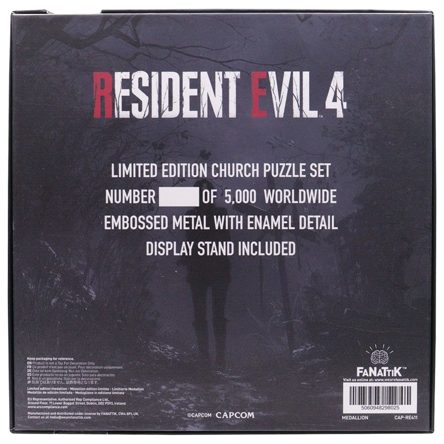 Resident Evil 4 Replika Kirchen Puzzle Medaillons Set Produktfoto