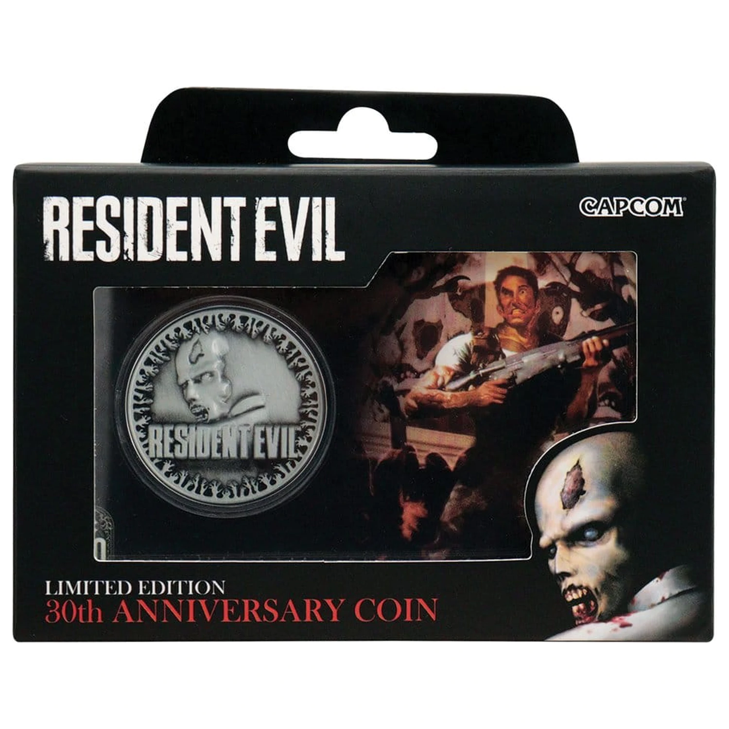 Resident Evil Sammler Münze 30. Jubiläum Produktfoto