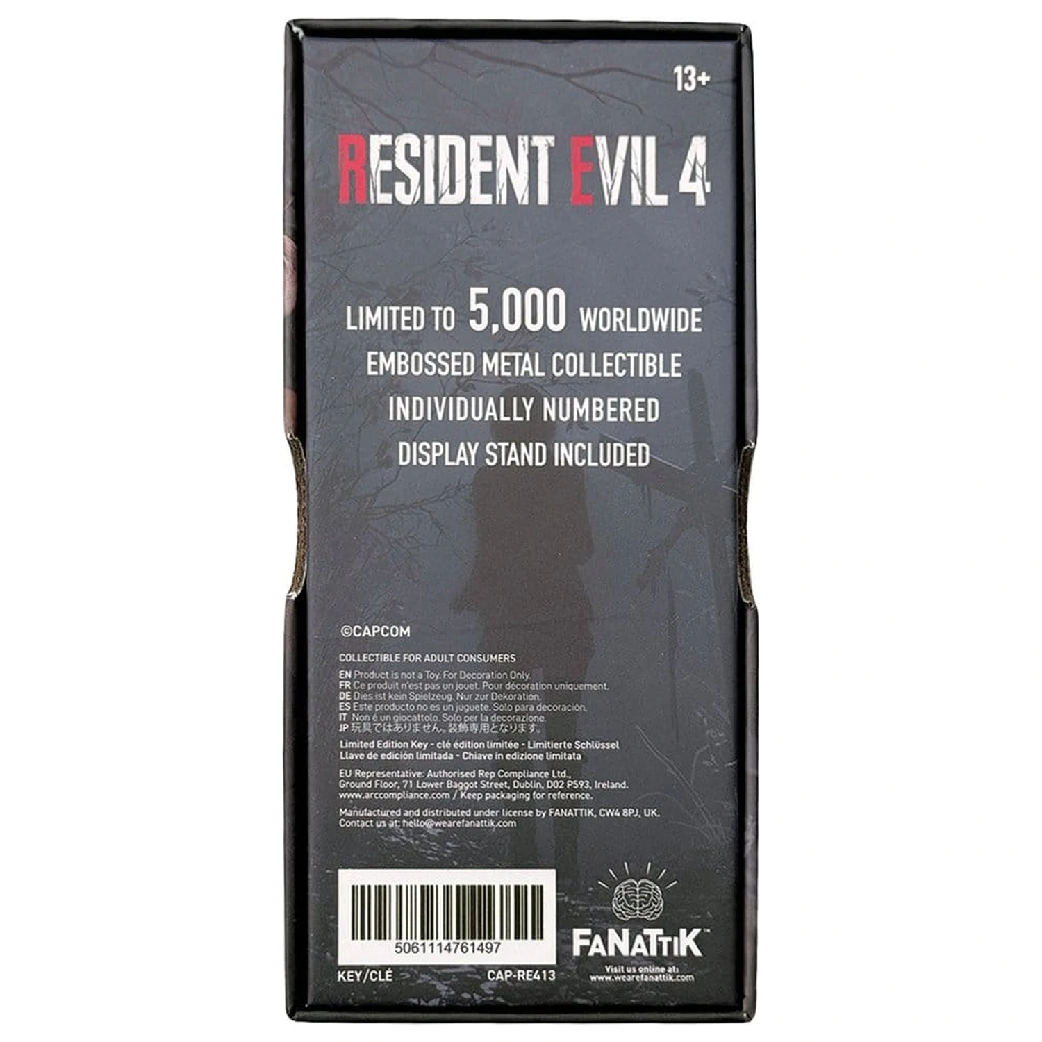 Resident Evil Nachbildung Kerker-Schlüssel Limitierte Edition 11 x 5 ZENTIMETER Produktfoto
