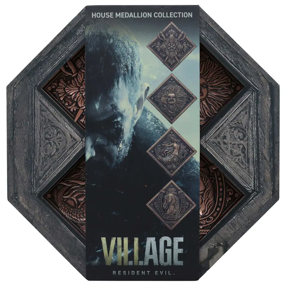 Resident Evil VIII Medaillen-Set House Crest Limited Edition termékfotó