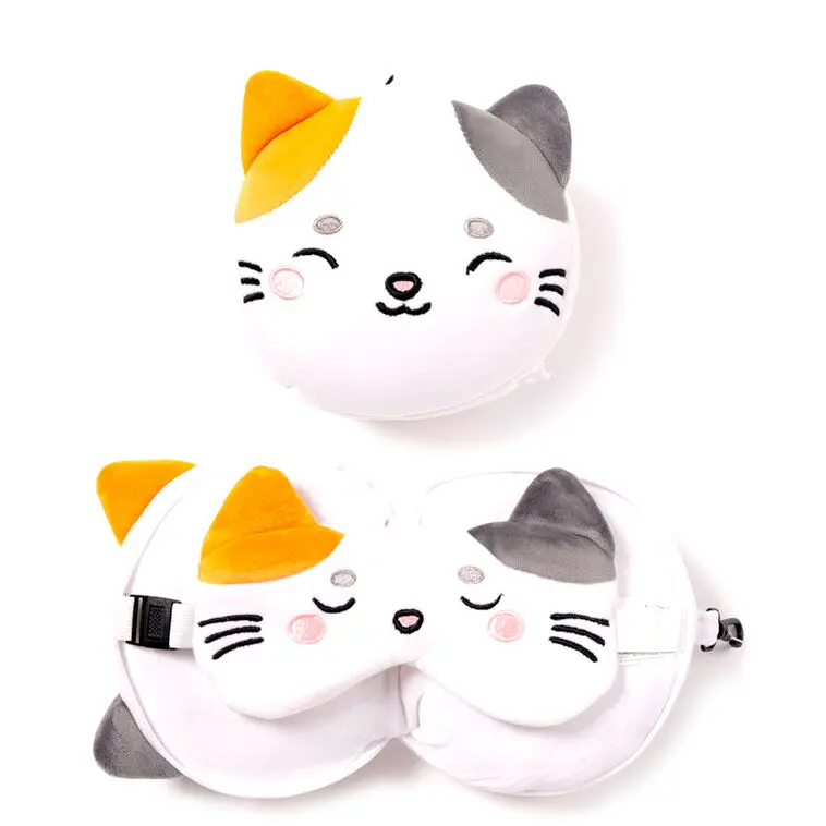 Relaxeazzz Adoramals Lola cat Reisekissen und Augenbinde Produktfoto