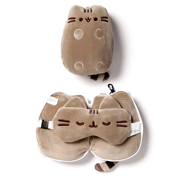 Relaxeazzz Pusheen cat Reisekissen und Augenbinde Produktfoto