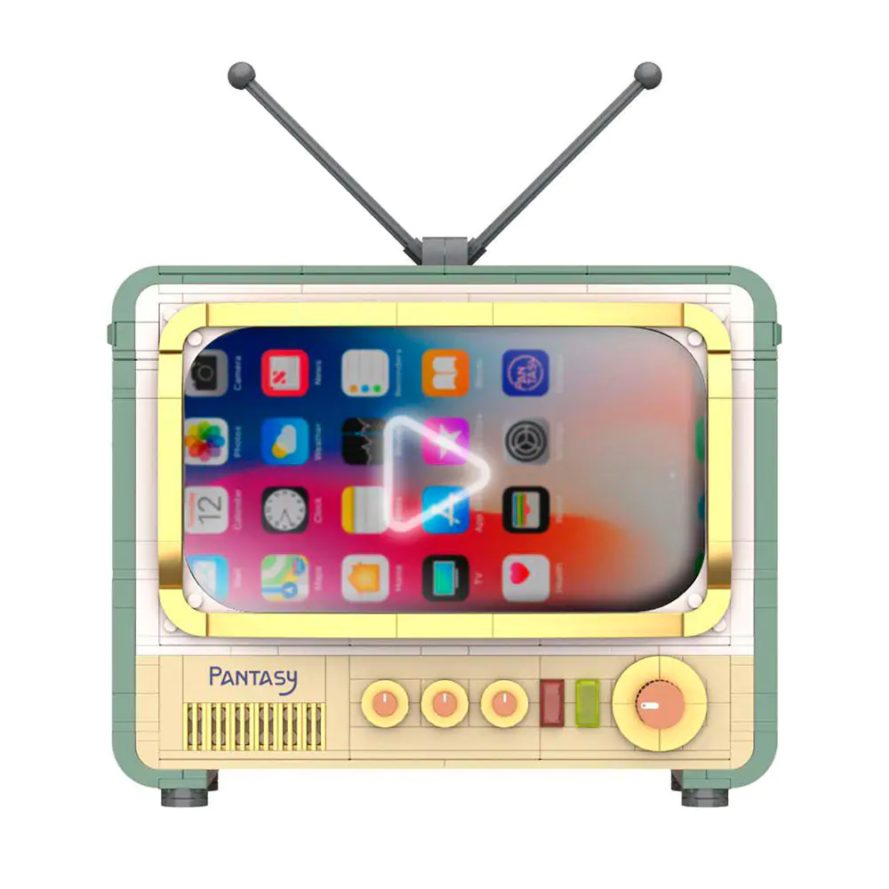 Retro TV Baukasten 670St Produktfoto