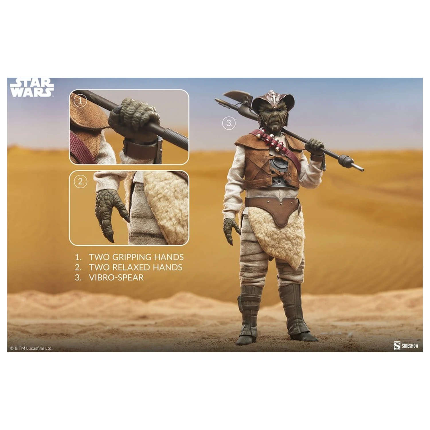 Return of the Jedi Actionfigur 1/6 Wooof 32 cm Produktfoto