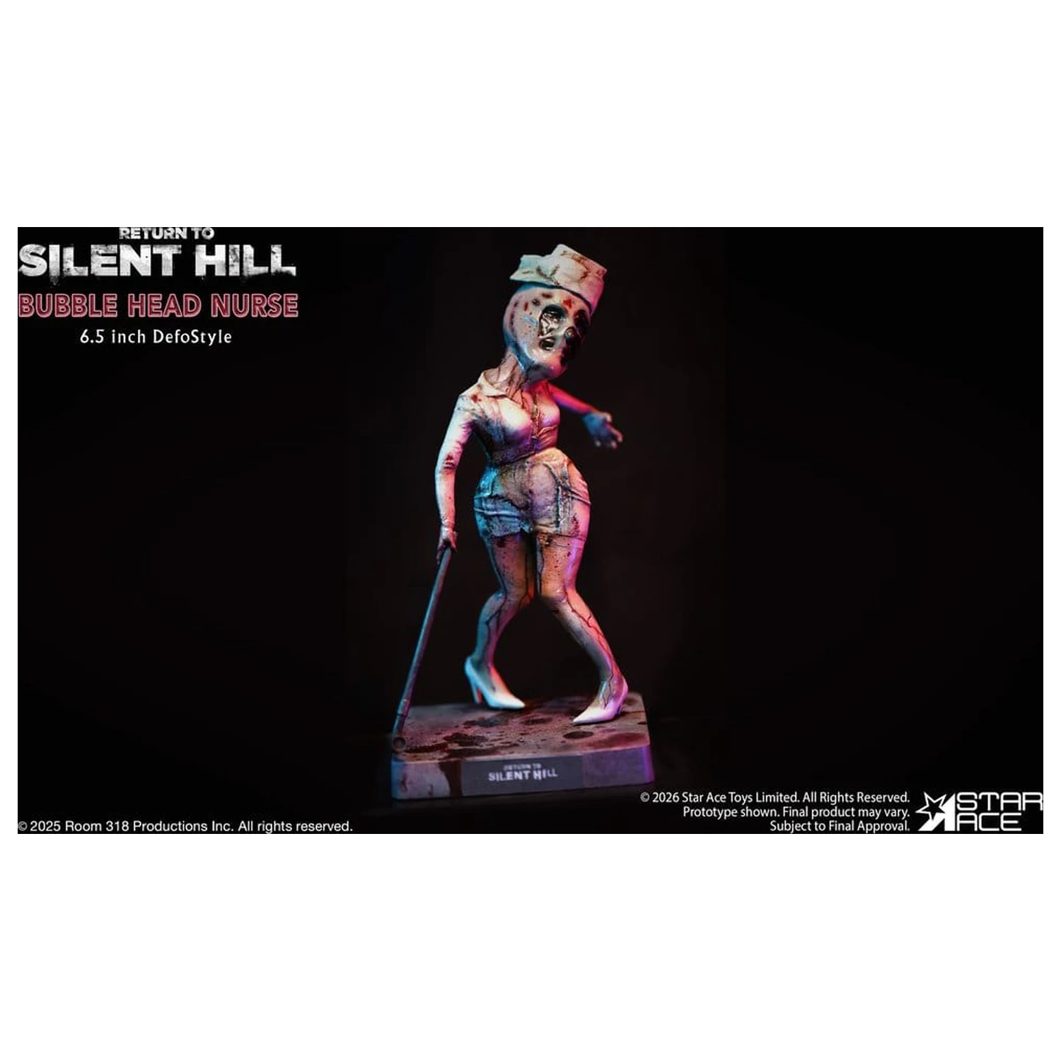 Return to Silent Hill (2026) DefoStyle Figur Bubble Head Nurse 16.5 cm Produktfoto
