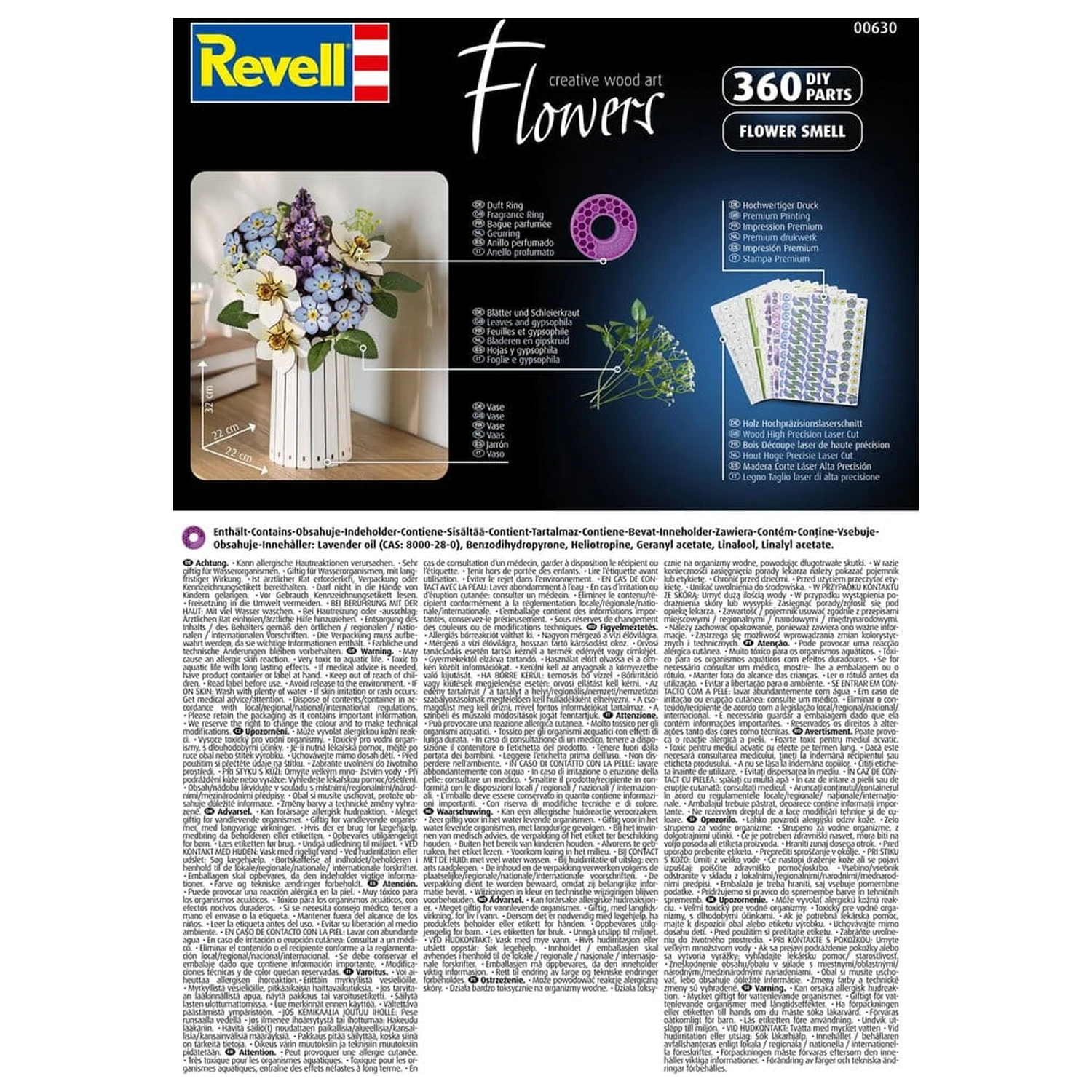 Revell Blumen Holzarbeiten Blütenfest 22 cm Produktfoto