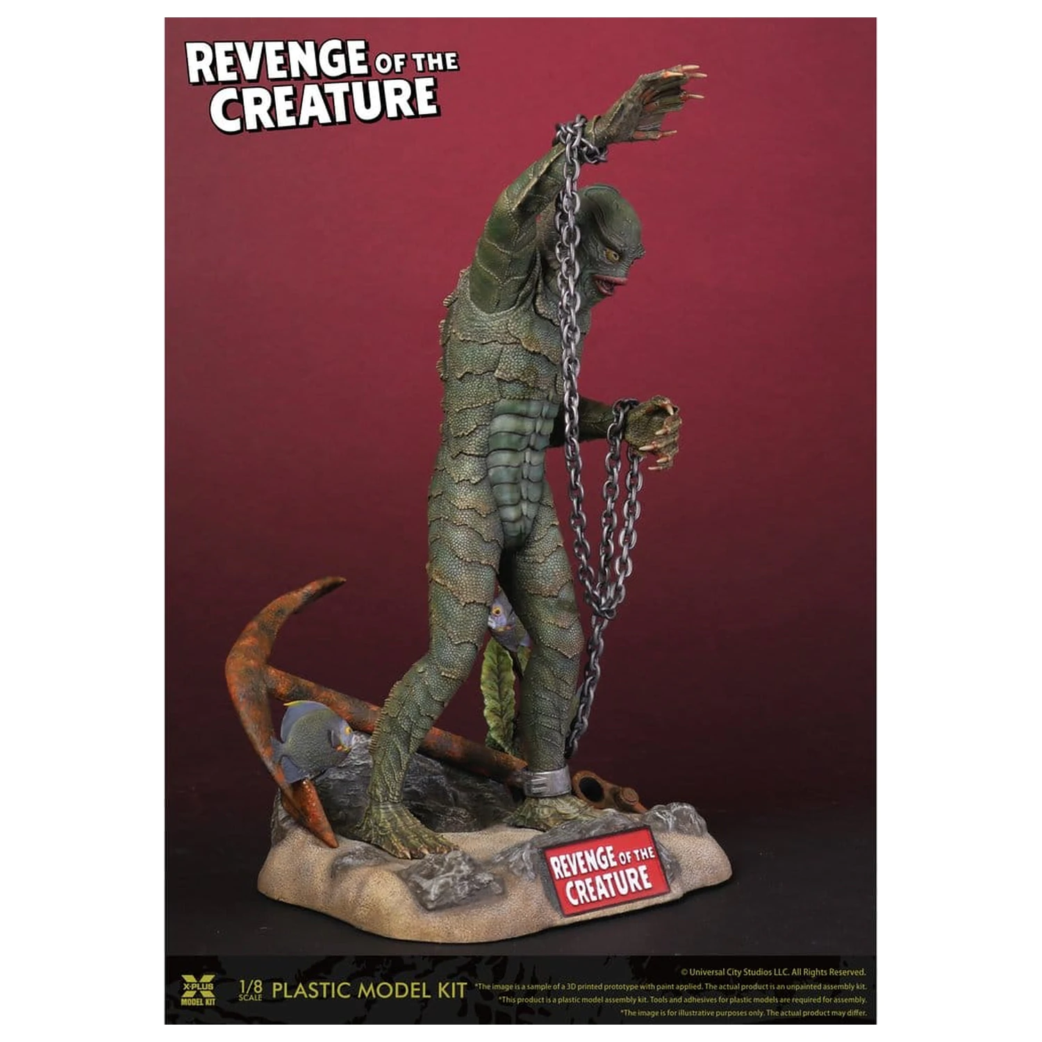 Revenge of the Creature Kunststoff-Modellbausatz 1/8 Revenge of the Creature 28 cm (Reproduktion) Produktfoto