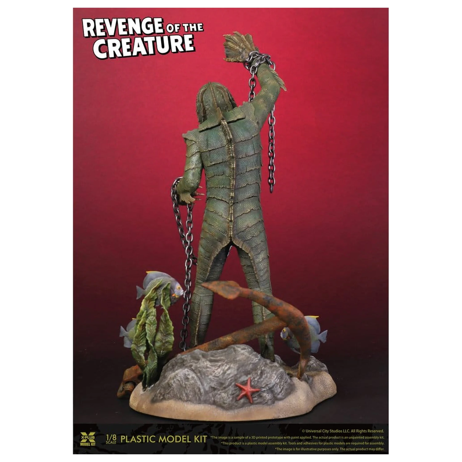 Revenge of the Creature Kunststoff-Modellbausatz 1/8 Revenge of the Creature 28 cm (Reproduktion) Produktfoto