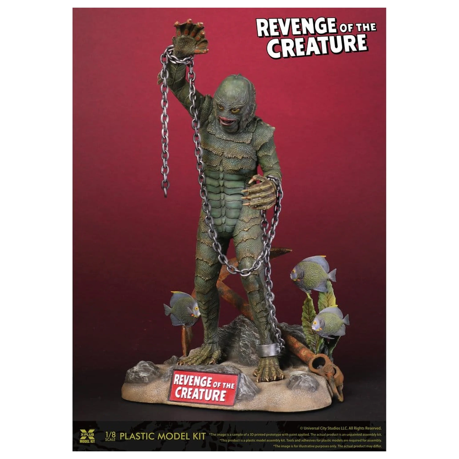 Revenge of the Creature Kunststoff-Modellbausatz 1/8 Revenge of the Creature 28 cm (Reproduktion) Produktfoto