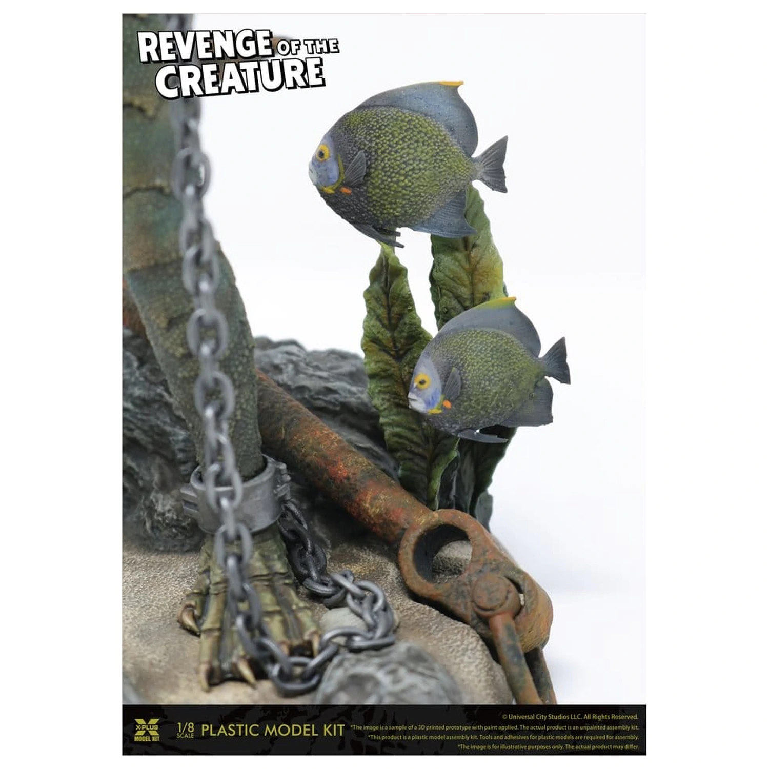 Revenge of the Creature Kunststoff-Modellbausatz 1/8 Revenge of the Creature 28 cm (Reproduktion) Produktfoto