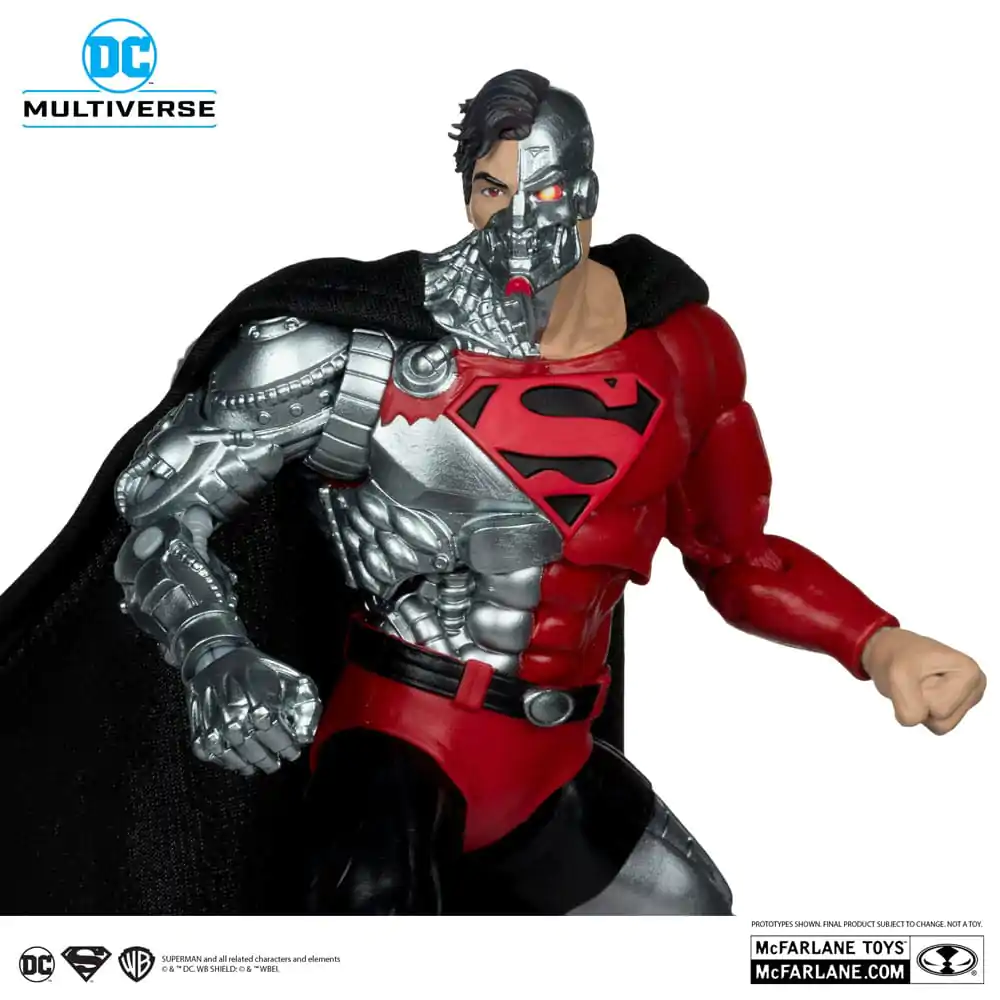 Revenge of the Green Lanterns DC Multiverse Action Figur Cyborg Superman (Gold Label) 18 cm Produktfoto
