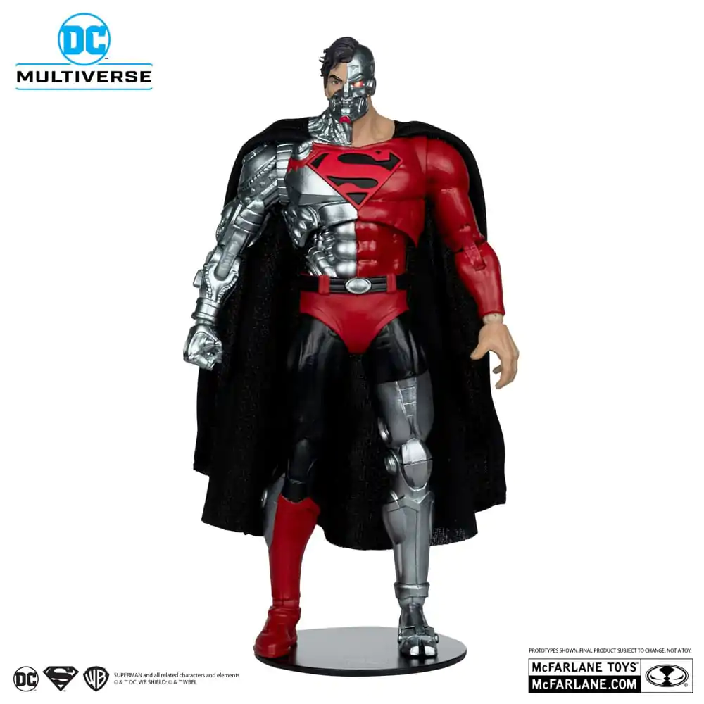 Revenge of the Green Lanterns DC Multiverse Action Figur Cyborg Superman (Gold Label) 18 cm Produktfoto
