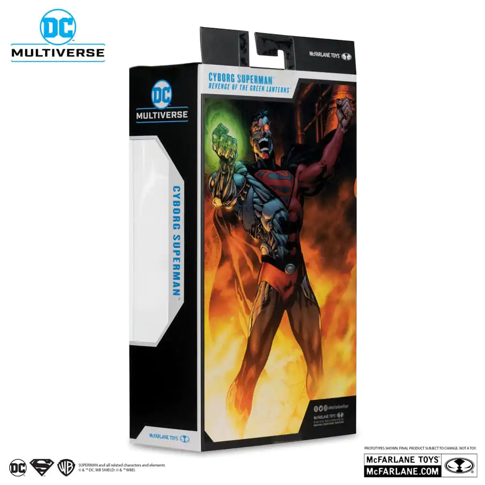 Revenge of the Green Lanterns DC Multiverse Action Figur Cyborg Superman (Gold Label) 18 cm Produktfoto