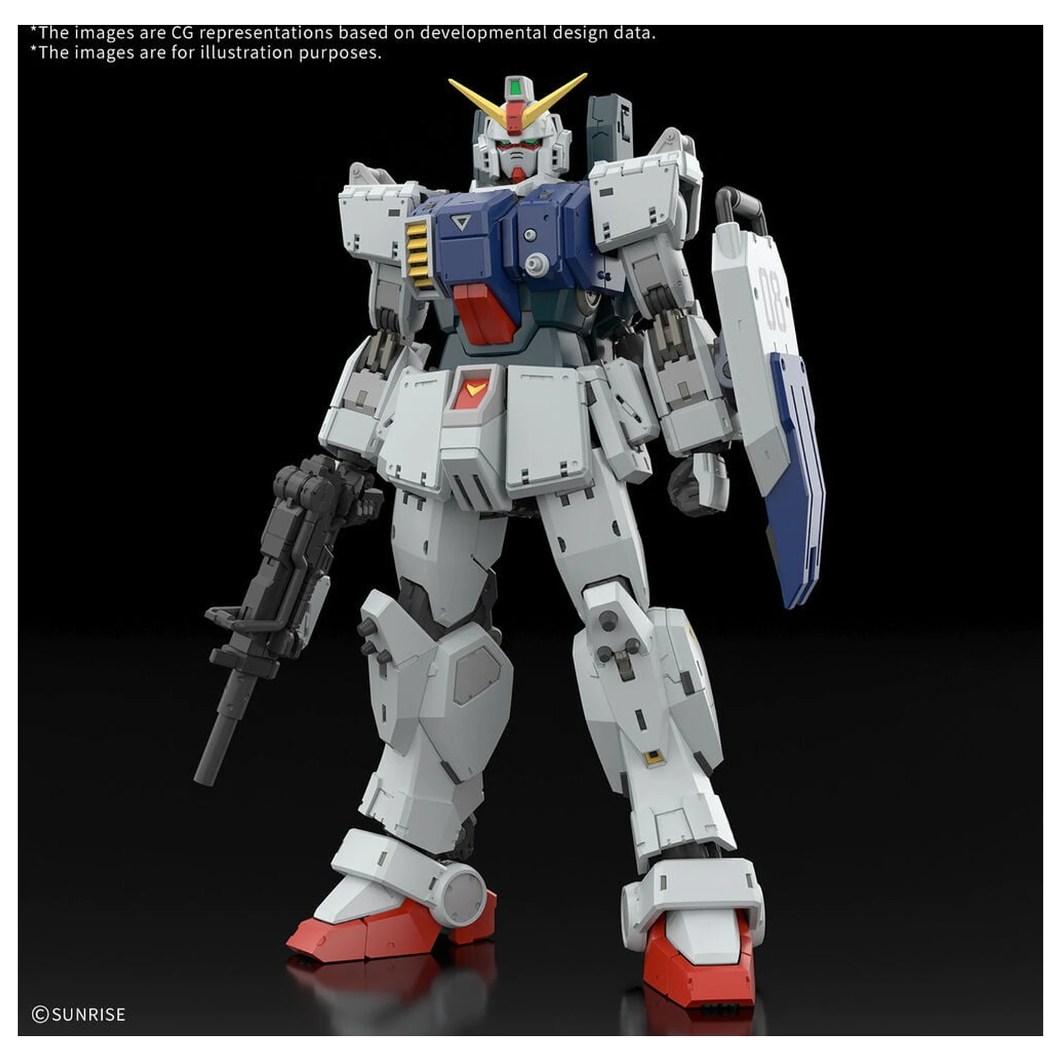 RG 1/144 Gundam Ground Type Mobile Suit Gundam The 08th MS Team Modell Bausatz Produktfoto