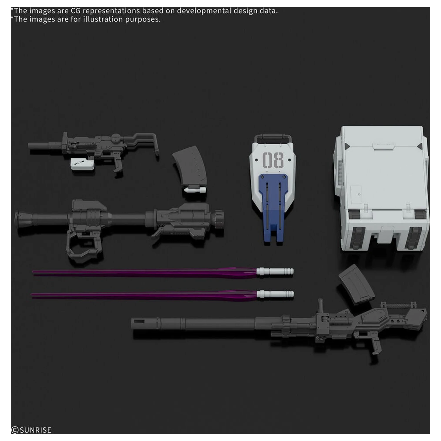 RG 1/144 Gundam Ground Type Mobile Suit Gundam The 08th MS Team Modell Bausatz Produktfoto