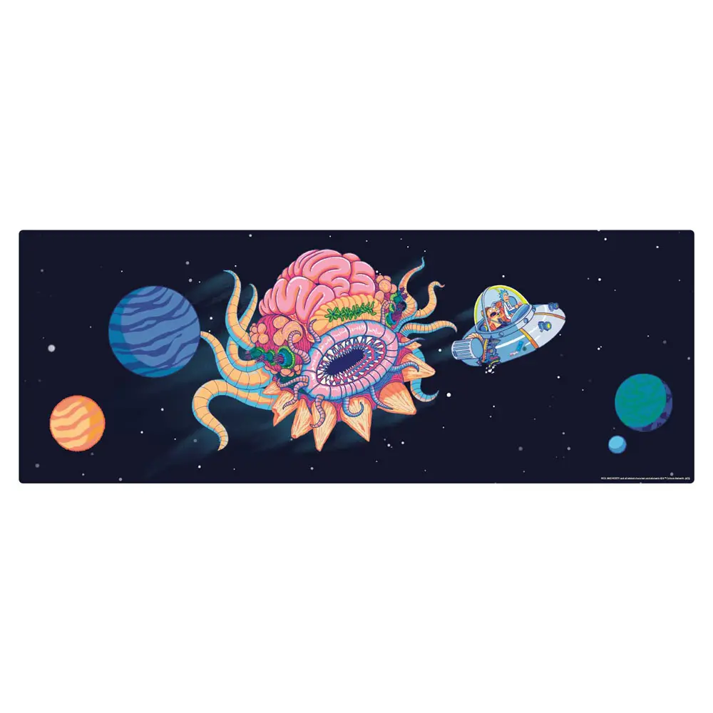 Rick & Morty Schreibtischunterlage & Untersetzer Set Cosmos Produktfoto