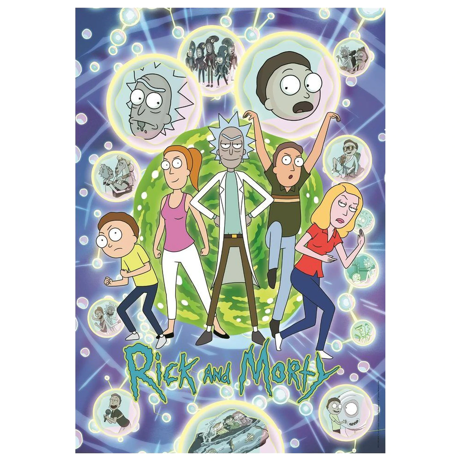 Rick and Morty 1 Puzzle 1000 Teile Produktfoto