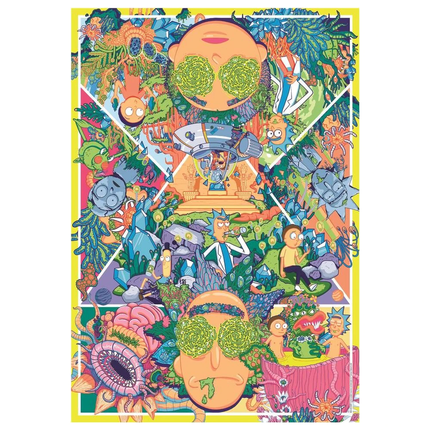 Rick and Morty 2 Puzzle 1000 Teile Produktfoto