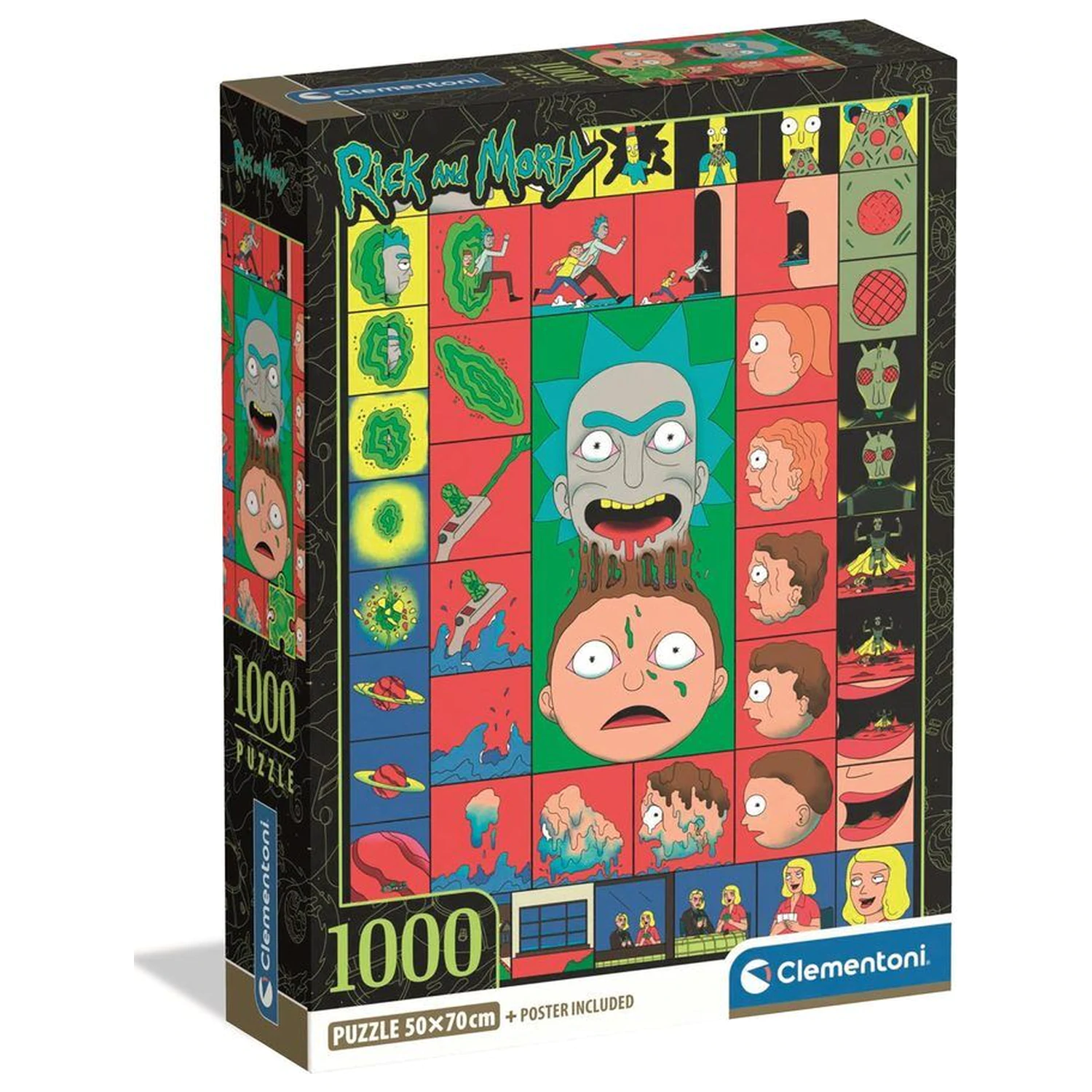 Rick and Morty 3 Puzzles 1000 Teile Produktfoto