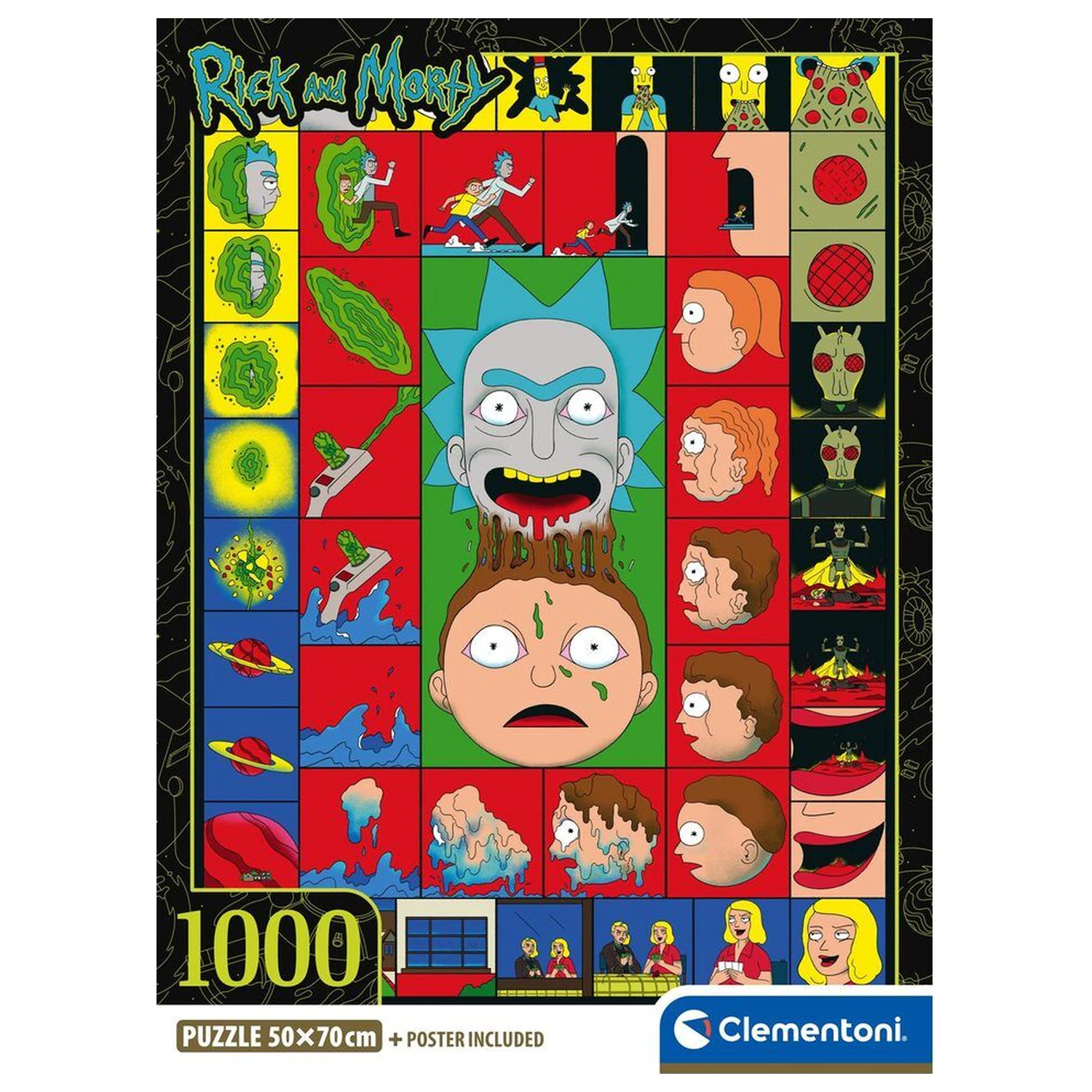 Rick and Morty 3 Puzzles 1000 Teile Produktfoto