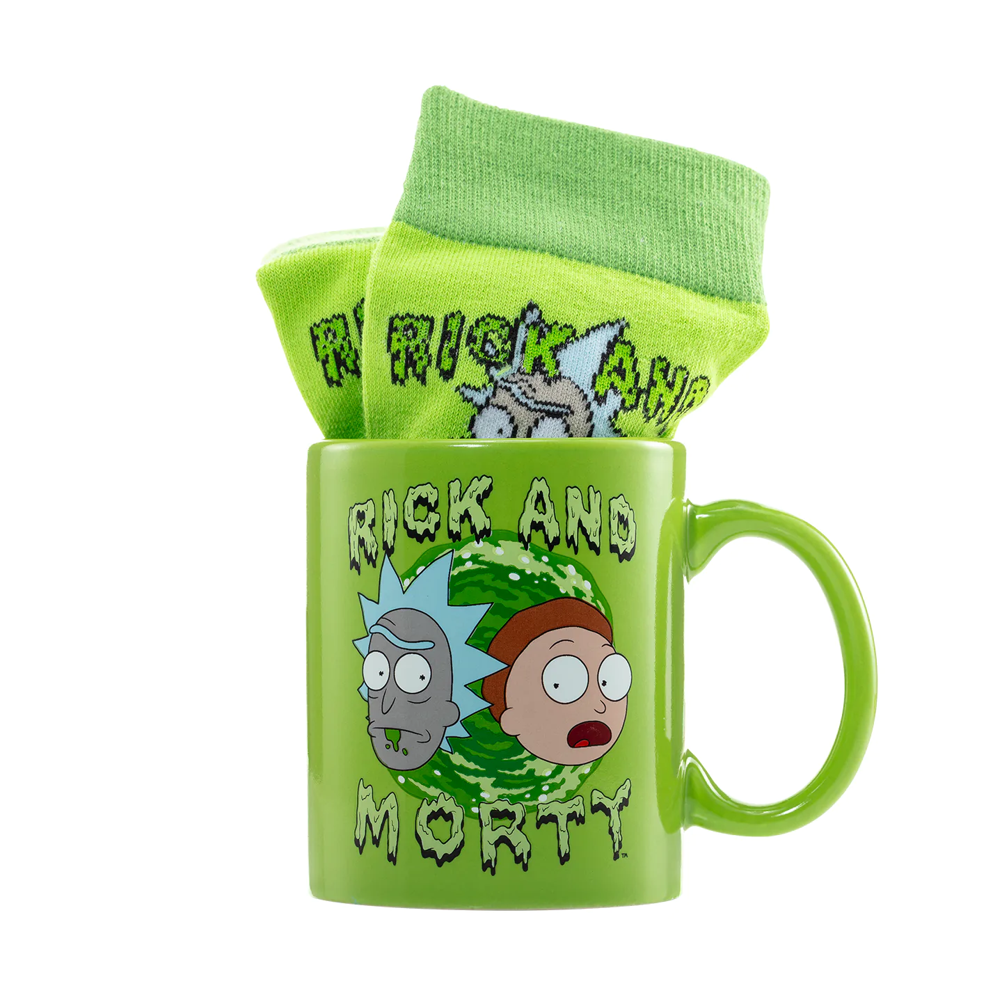 Rick and Morty Set Tasse und Socken termékfotó