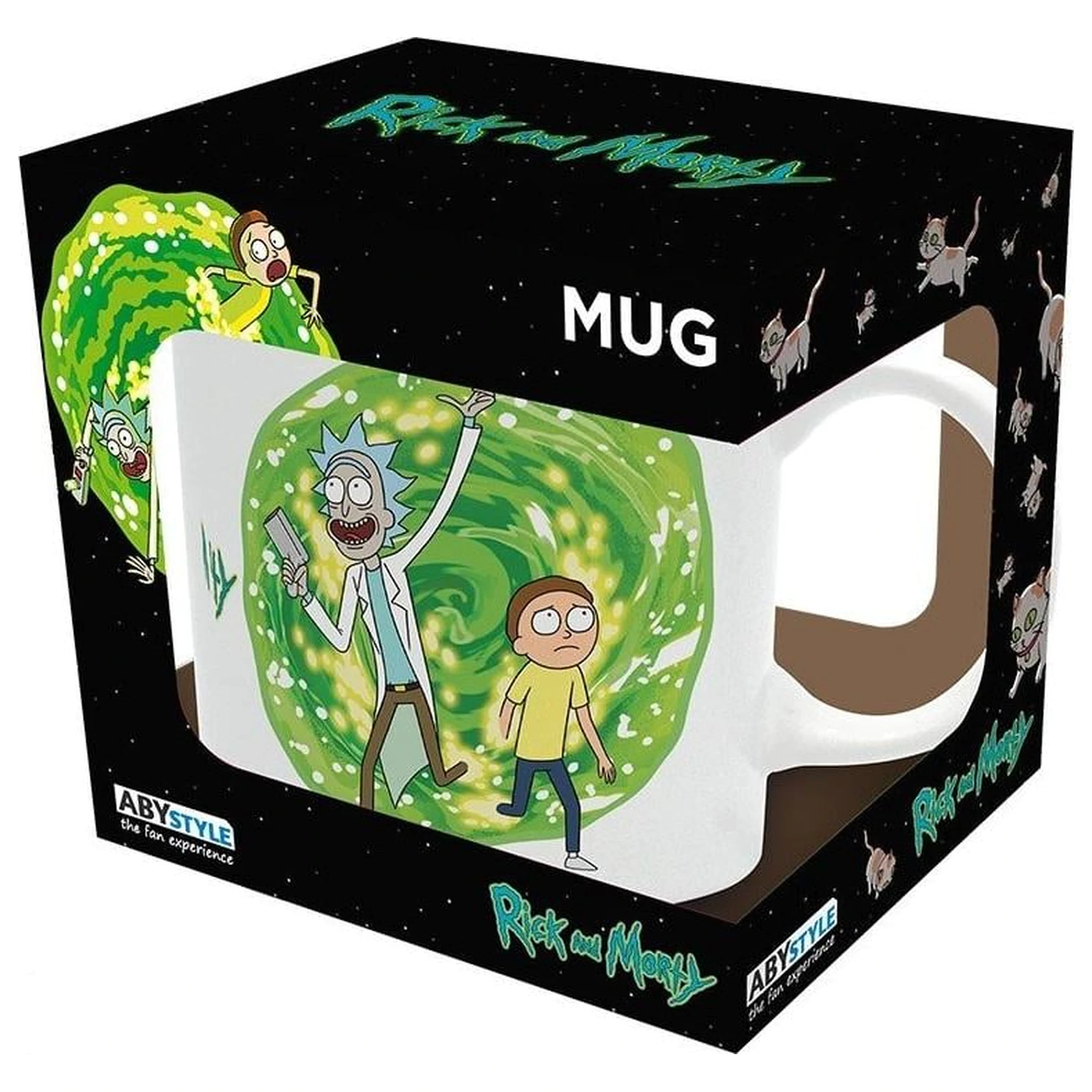 Rick and Morty Tasse Portal Subli Produktfoto