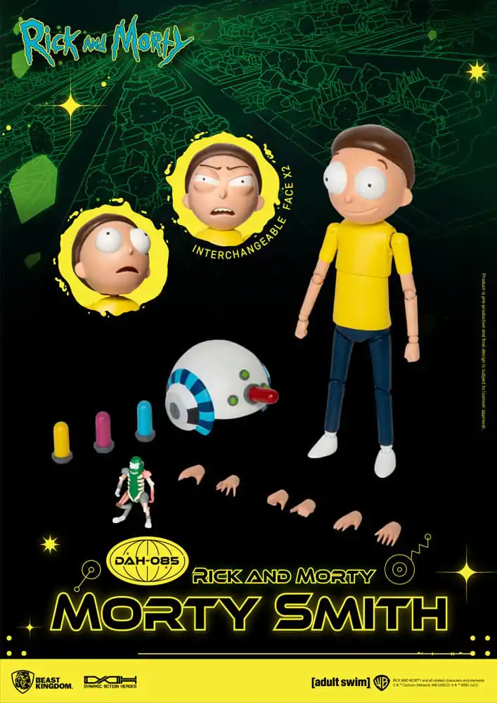 Rick and Morty Dynamic 8ction Heroes Actionfigur 1/9 Morty Smith 23 cm termékfotó