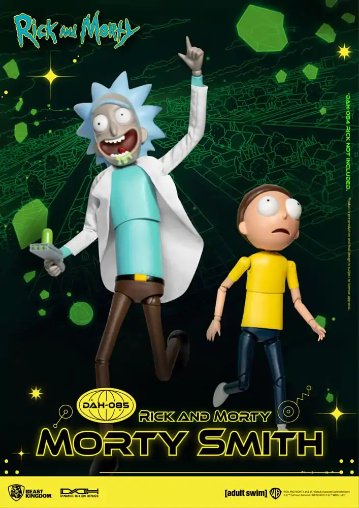 Rick and Morty Dynamic 8ction Heroes Actionfigur 1/9 Morty Smith 23 cm termékfotó