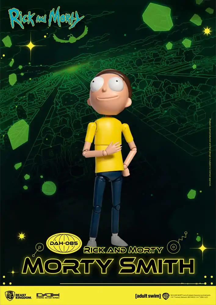 Rick and Morty Dynamic 8ction Heroes Actionfigur 1/9 Morty Smith 23 cm termékfotó