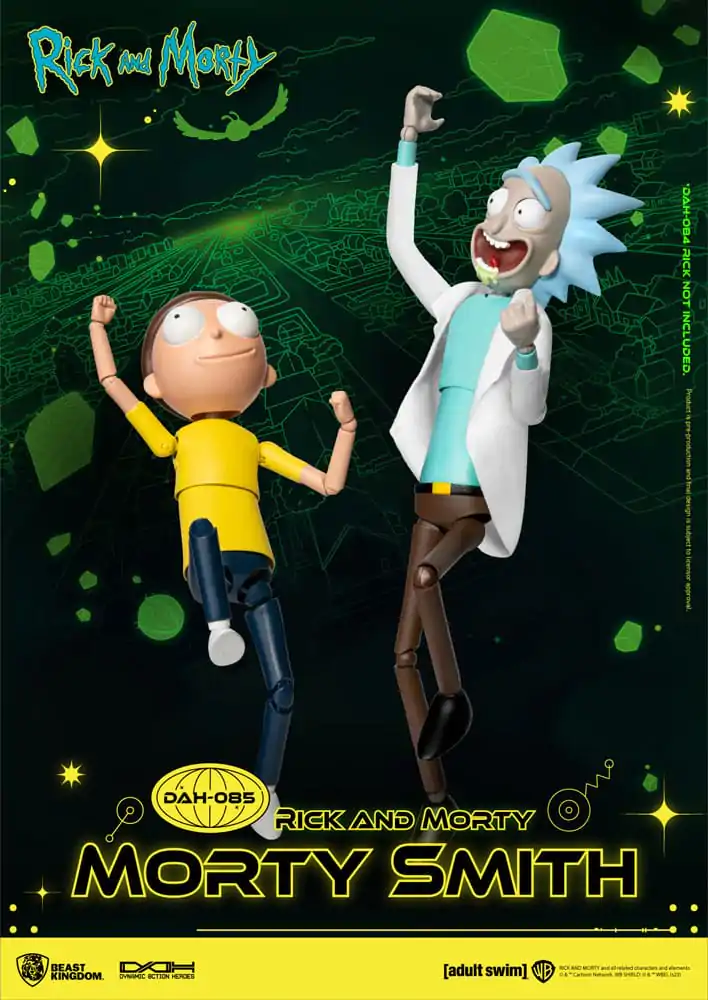 Rick and Morty Dynamic 8ction Heroes Actionfigur 1/9 Morty Smith 23 cm termékfotó